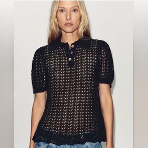 Zara Crochet sweater